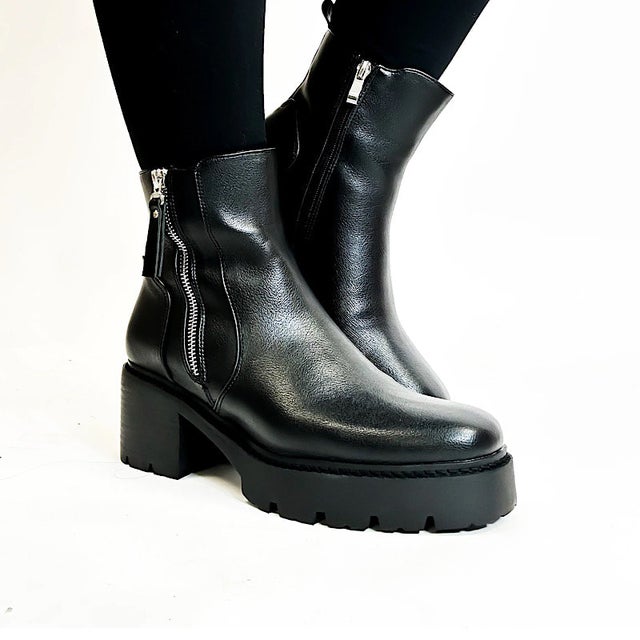 Maci zippered ankle boot clearance